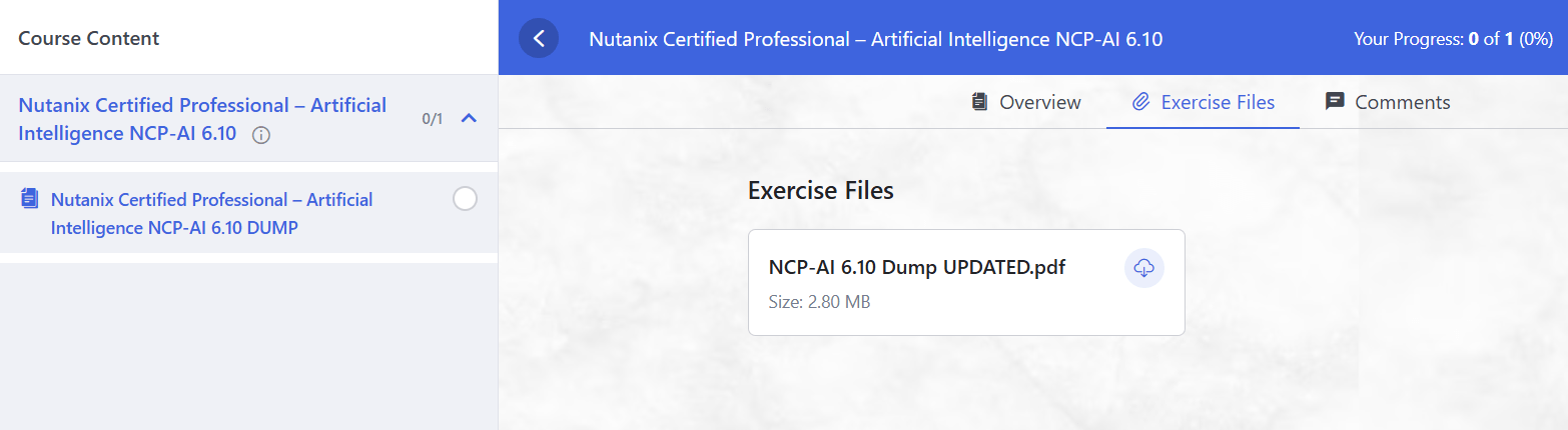 NCP-AI 6.10 Dump UPDATED