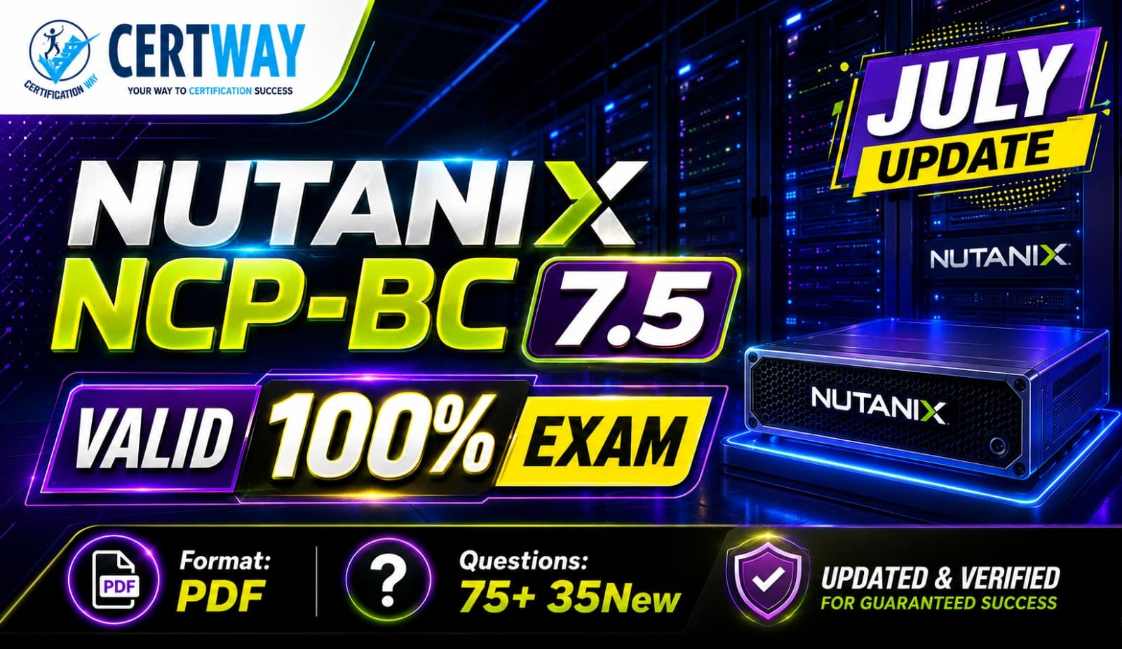 Nutanix Certified Professional – Business Continuity 7.5 Exam DUMP