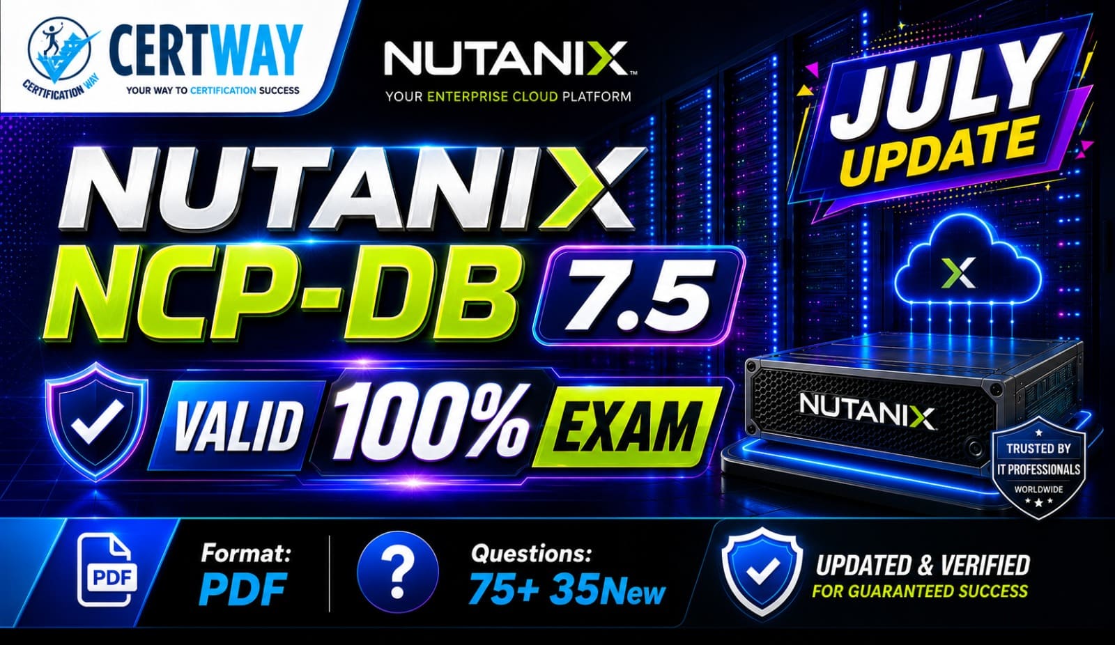 Nutanix Certified Professional – Database Automation NCP-DB 7.5 EXAM