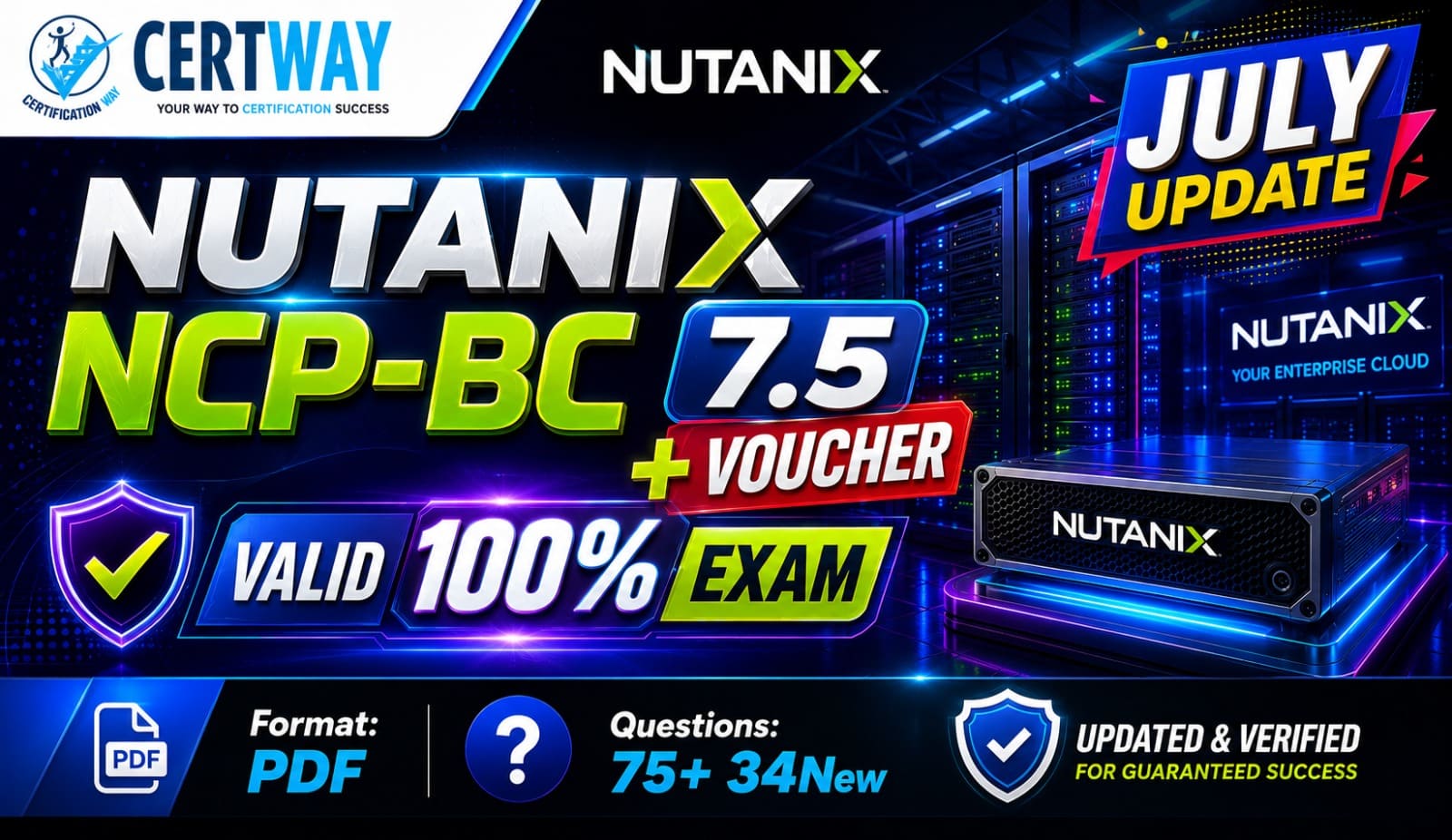 Nutanix Certified Professional – NCP-BC 7.5 Exam DUMP + VOUCHER