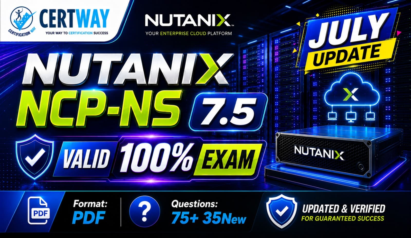 Nutanix Certified Professional – Network and Security NCP‑NS 7.5 Exam DUMP