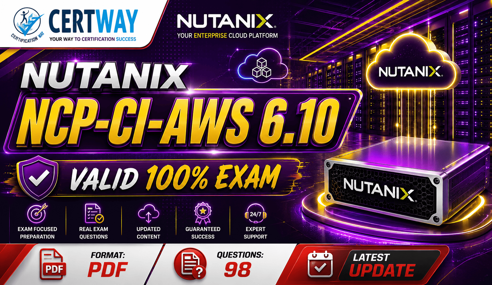 Nutanix Certified Professional – Cloud Integration – AWS – NCP-CI-AWS 6.10