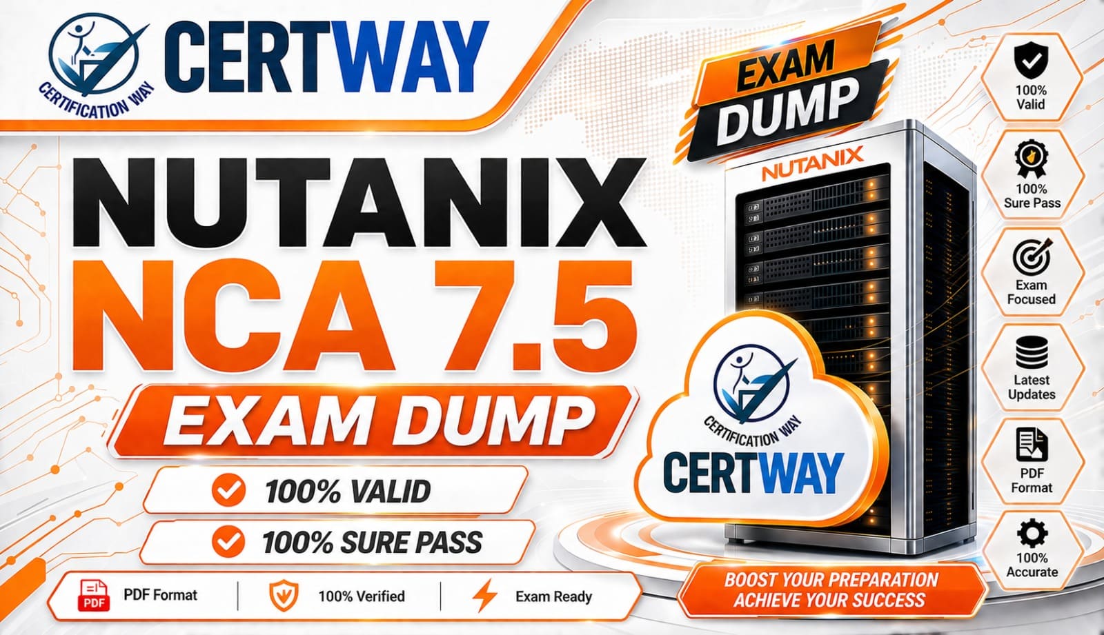 Nutanix Certified Associate – NCA 7.5 – UPDATED EXAM DUMP