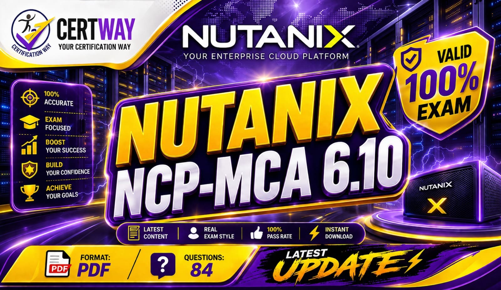 Nutanix Certified Professional – Multicloud Automation- NCP-MCA 6.10
