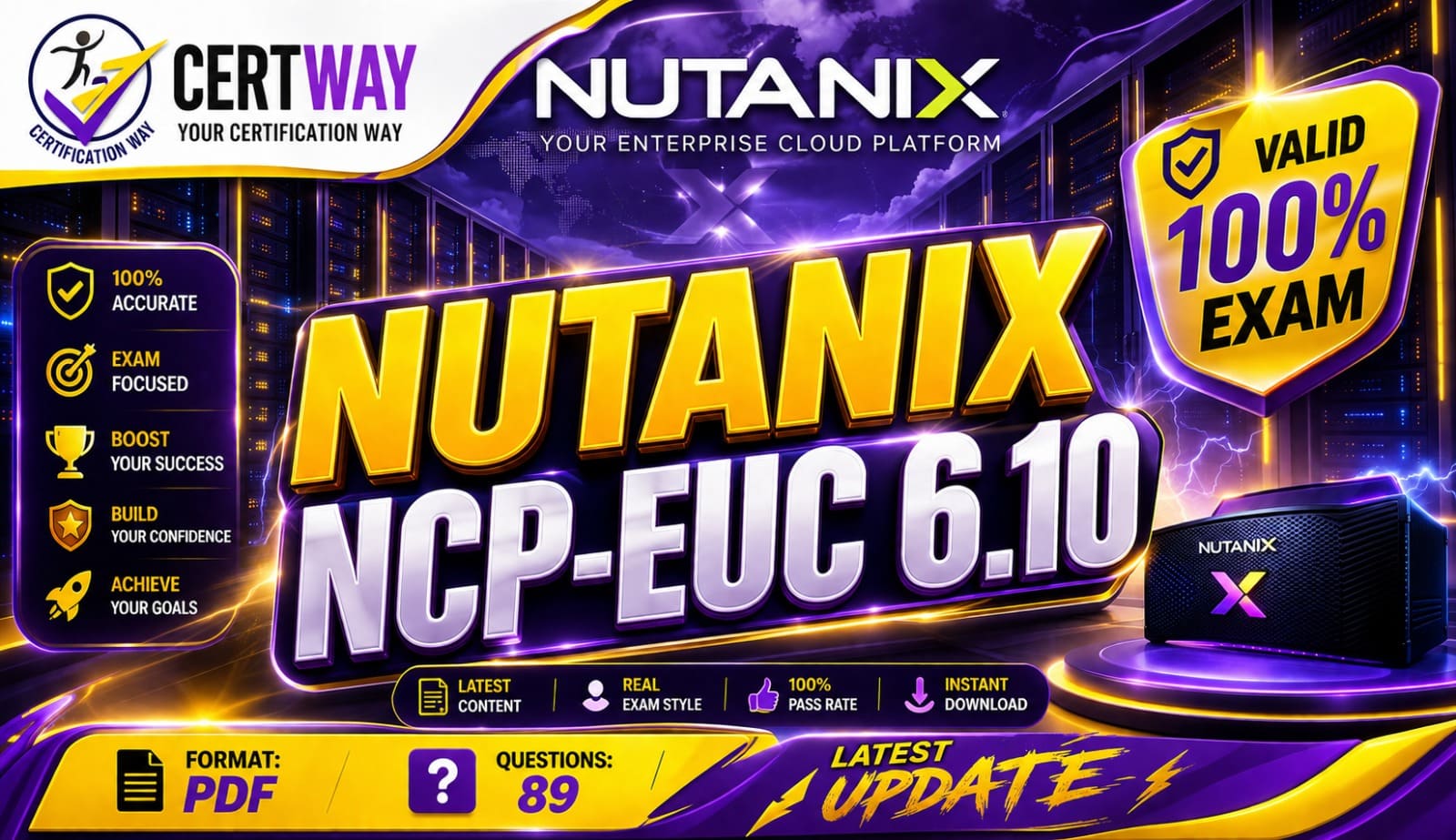 Nutanix Certified Professional – End User Computing – NCP-EUC 6.10