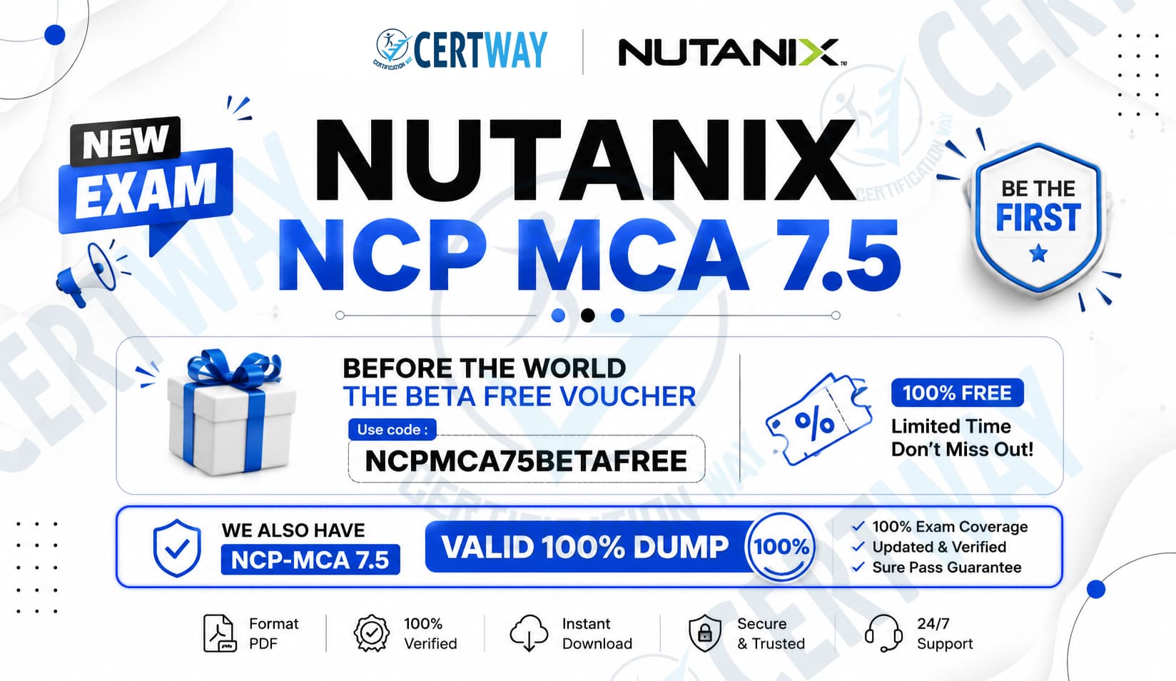 Nutanix NCP MCA 7.5 Voucher Promo